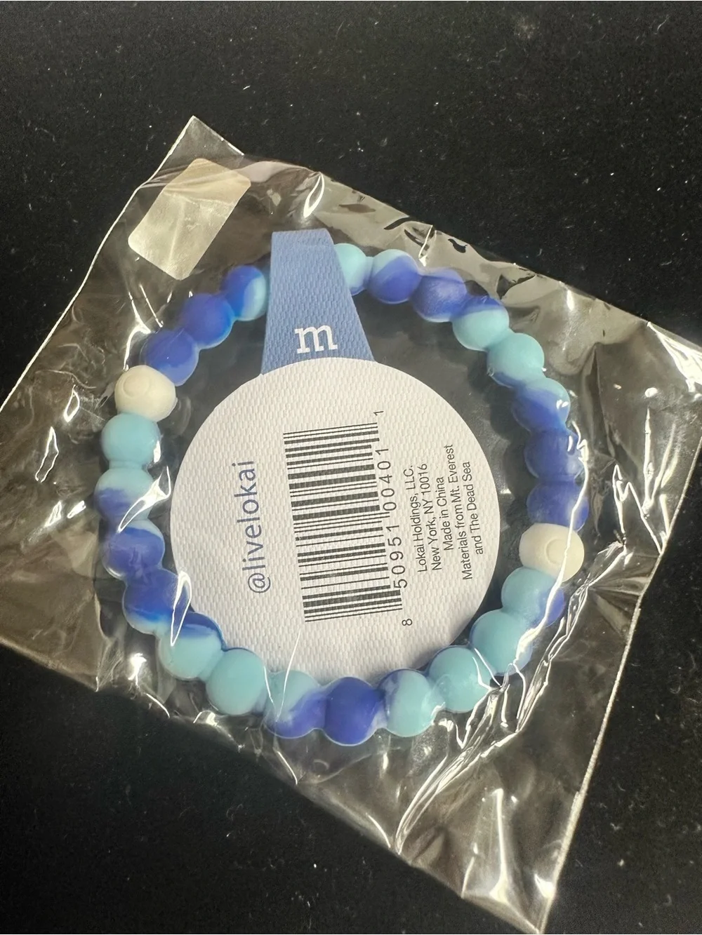 Kids Blue Silicone Beaded Bracelet - Balance Wristband